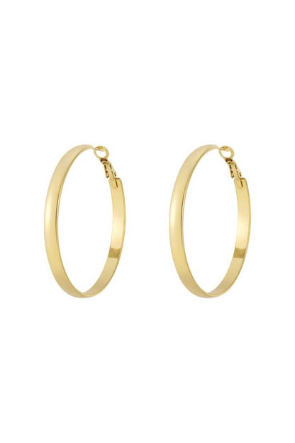Big hoops oorbellen | Goud