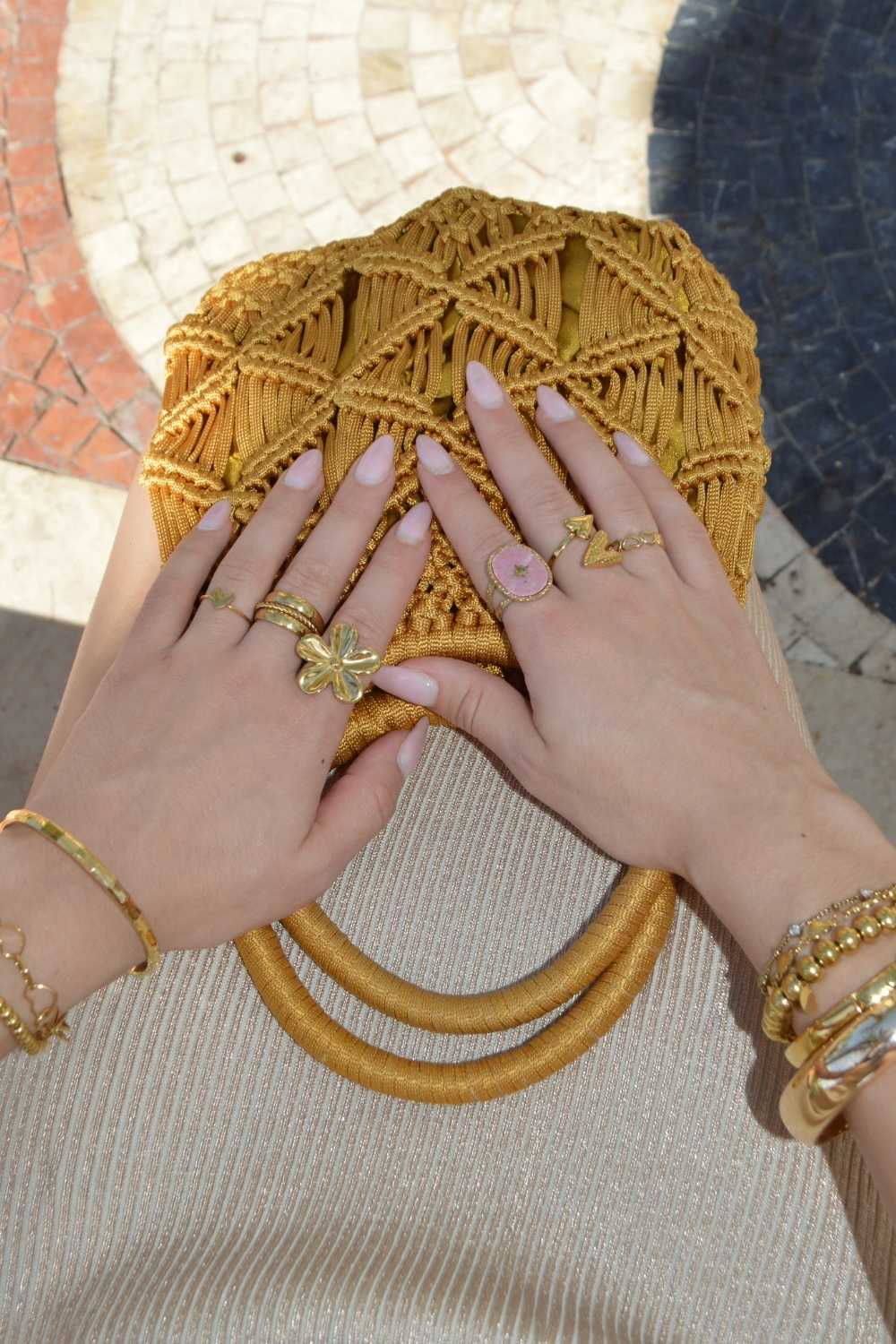 Statement ring ster | Goud
