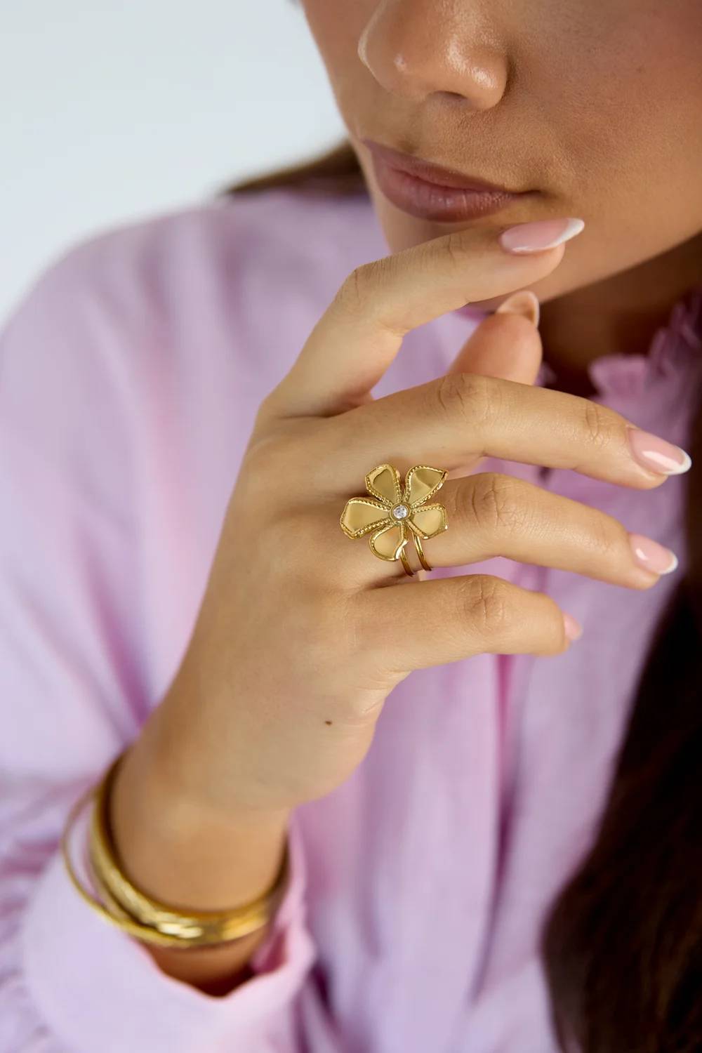 Golden Bloom Ring