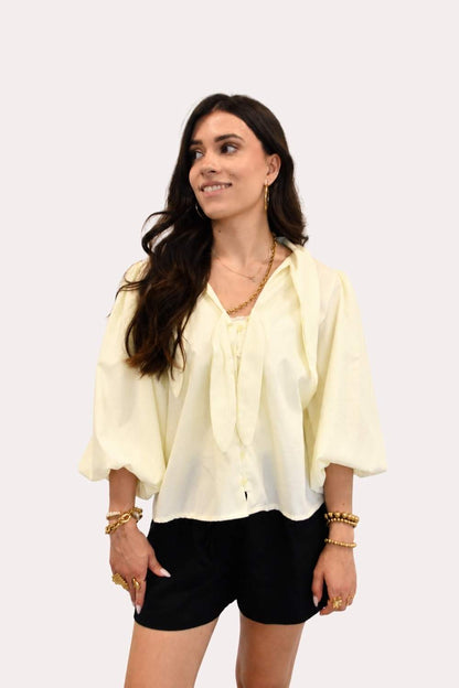 Striped Statement Blouse