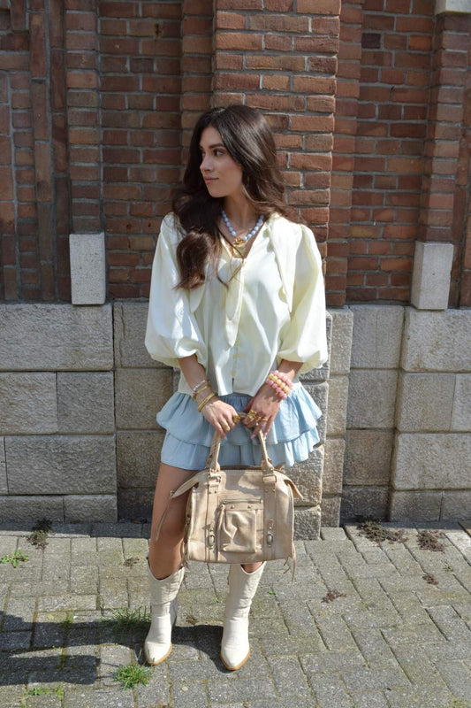 Striped Statement Blouse
