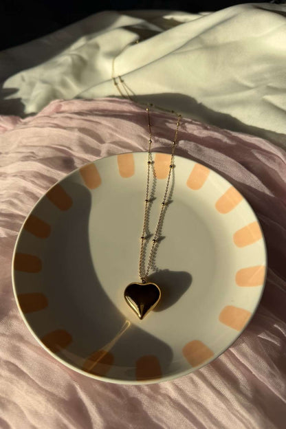 Golden heart chain ketting | Goud