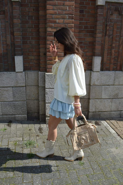Striped Statement Blouse