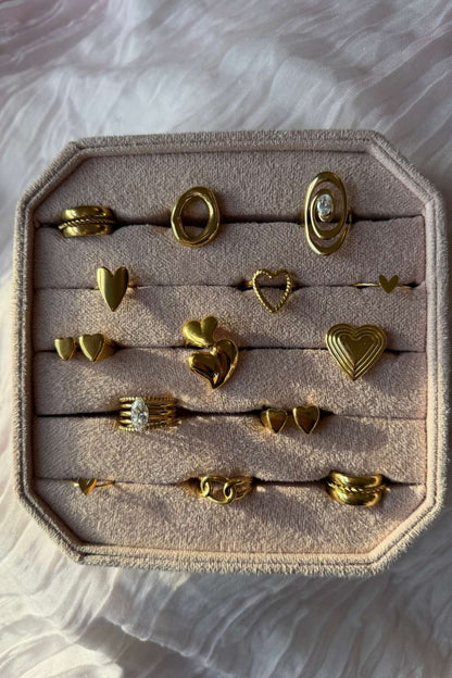 Statement shine ring | Goud