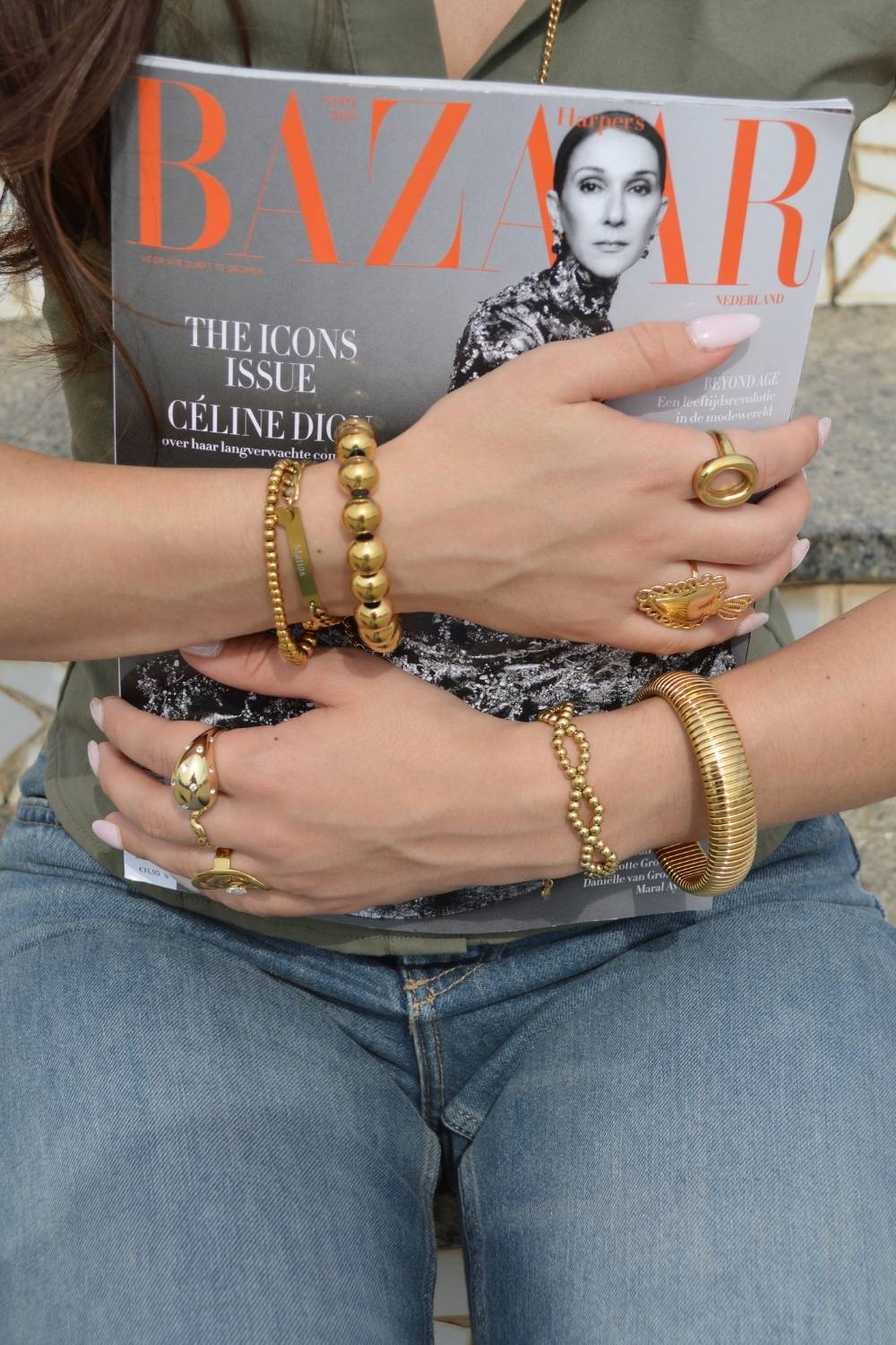 Golden Layers Armband