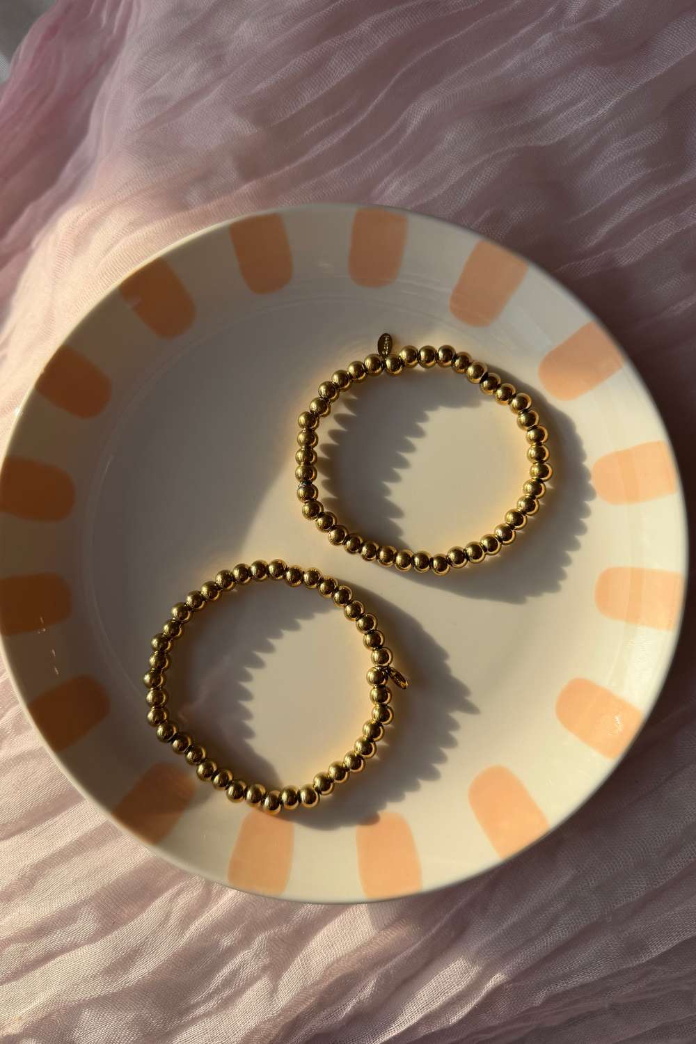 Big balls armband | Goud