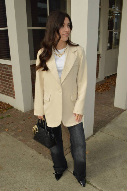 The Statement Blazer | Beige