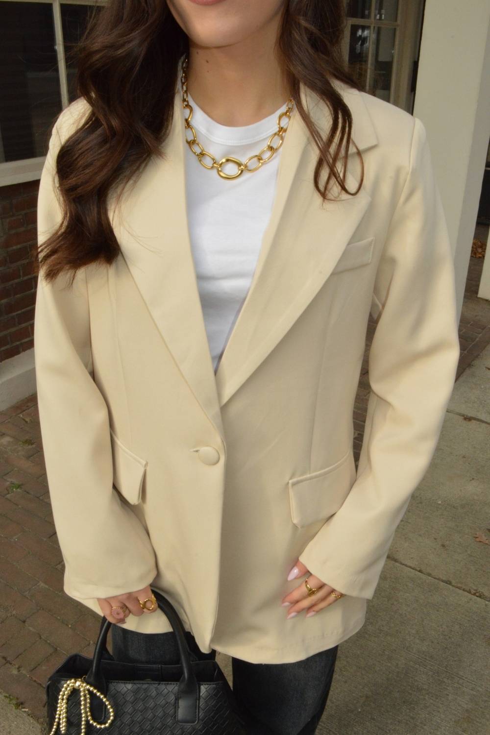 The Statement Blazer | Beige