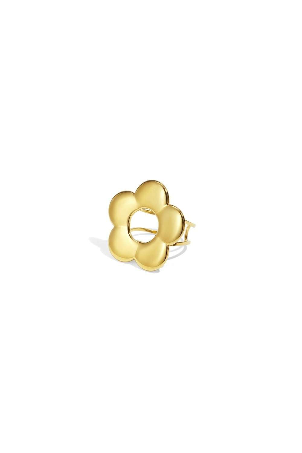 Statement flower ring | Goud