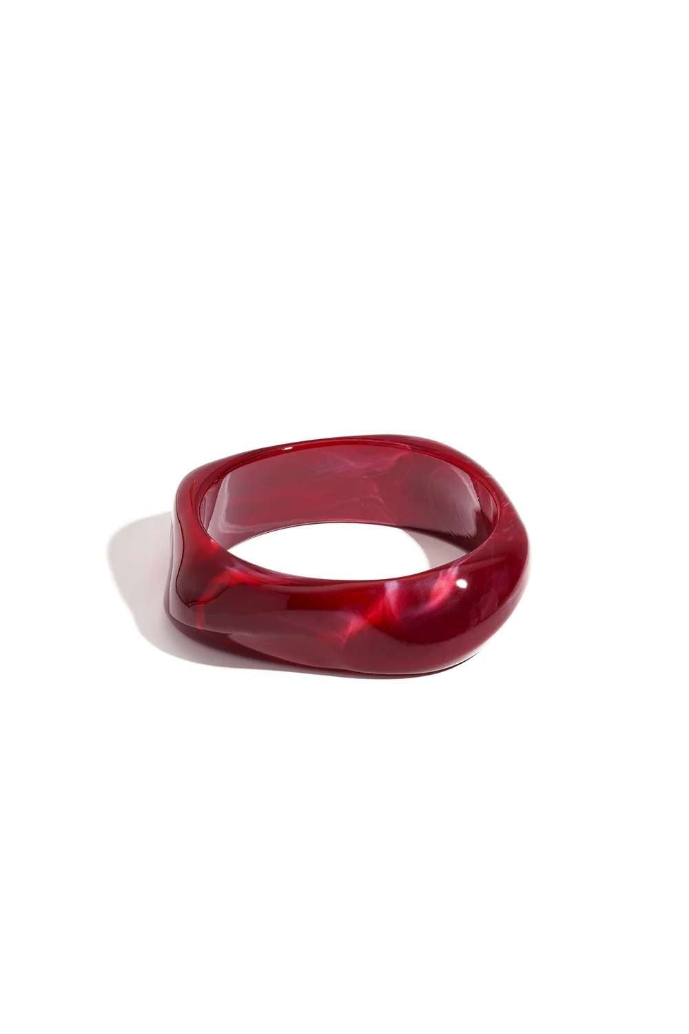 Swirl bangle | Rood