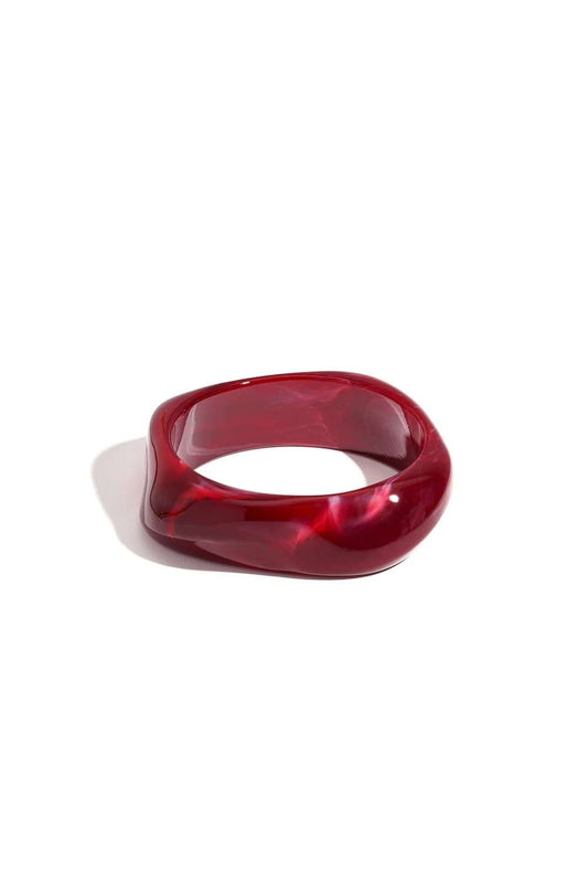 Swirl bangle | Rood