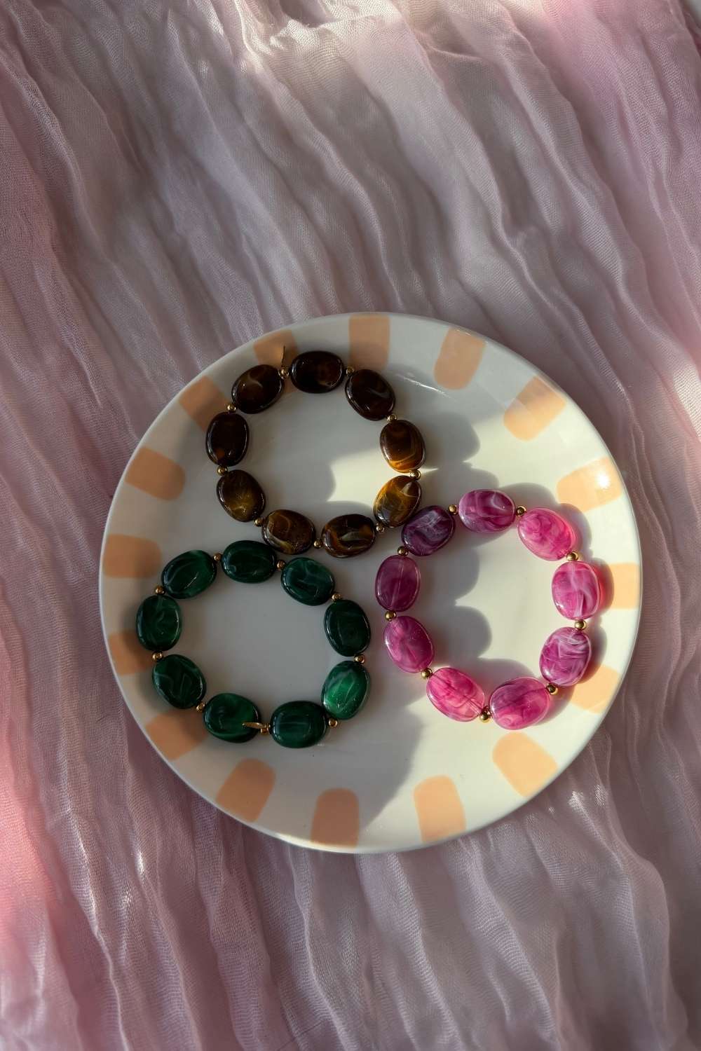 Glow beads armband | Paars