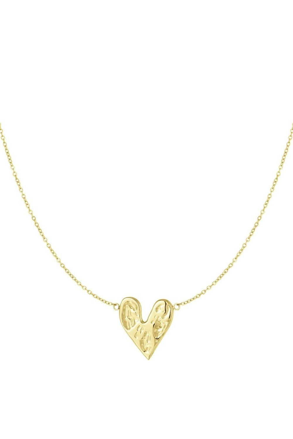 Cute heart ketting – Goud