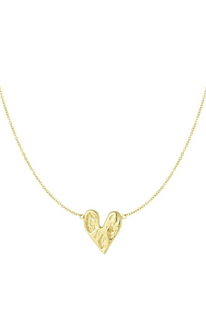 Cute heart ketting – Goud