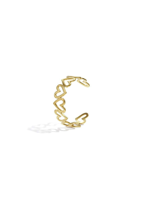 Open heart armband