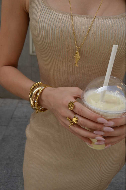 Flower ring | Goud