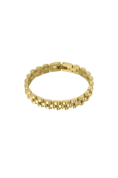Classic link armband | Goud