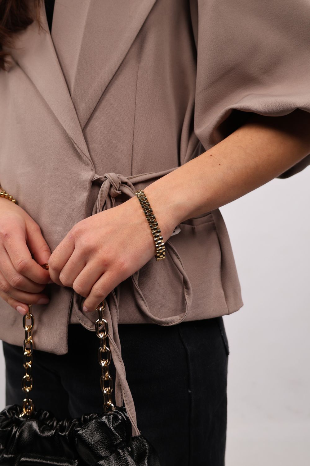 Classic link armband | Goud