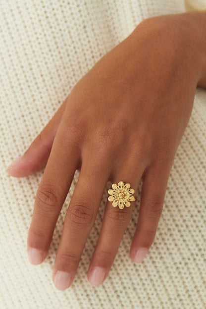 Flower ring | Goud