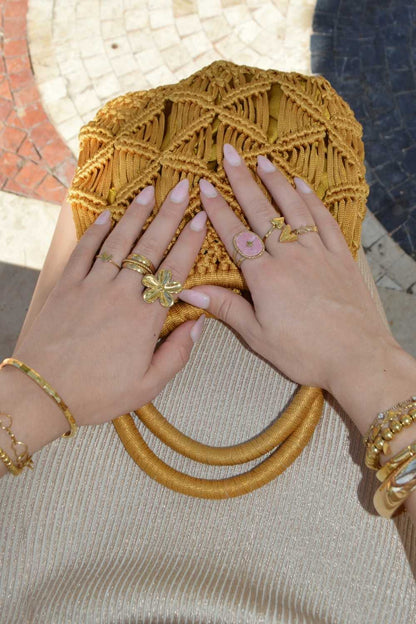 Small hearts ring | Goud