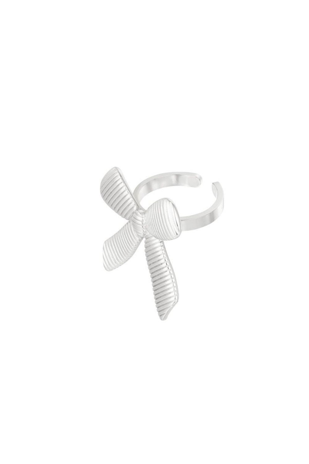 Bow ring – Zilver