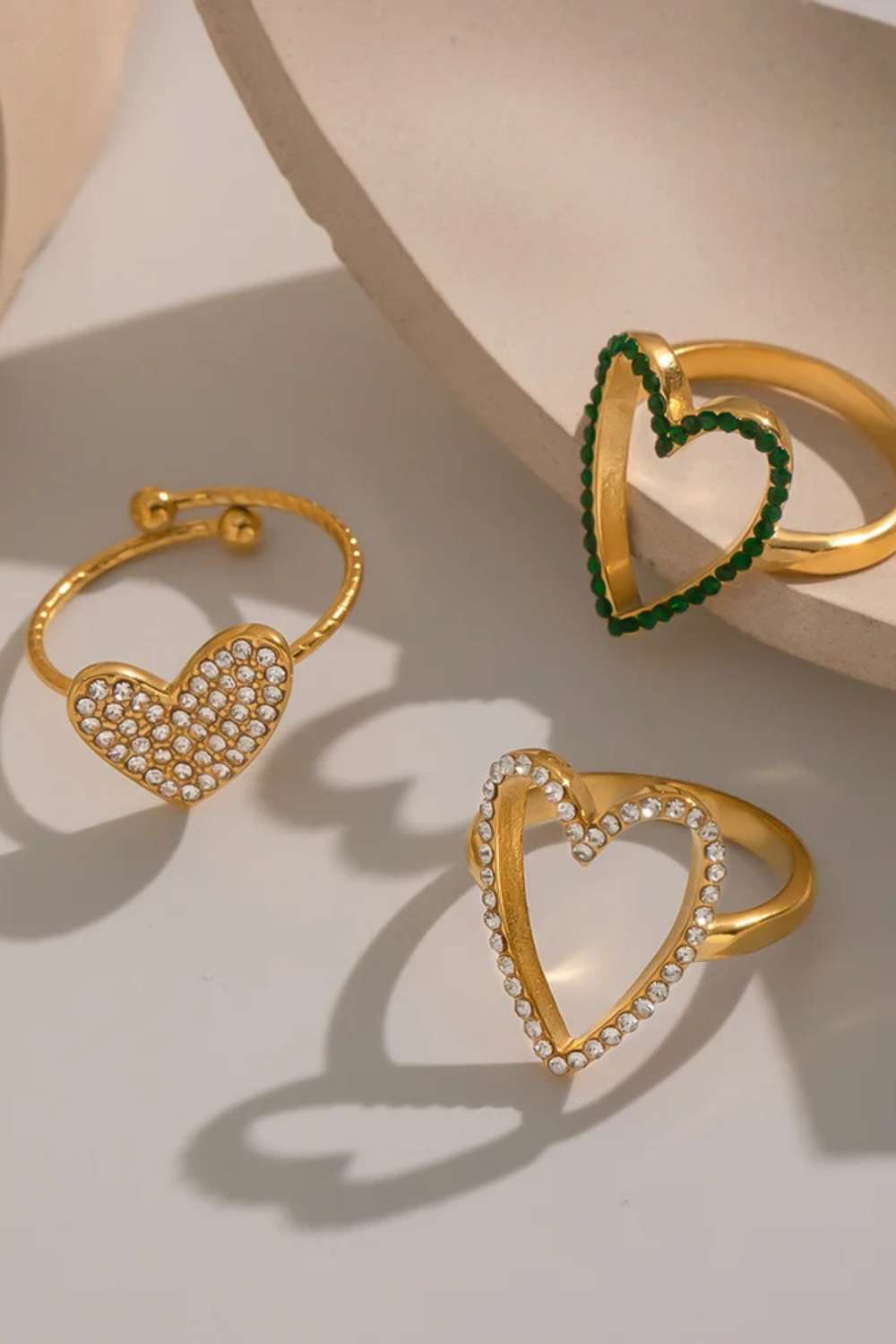 Shiny love ring | Goud