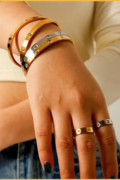Sparkle bangle | Goud