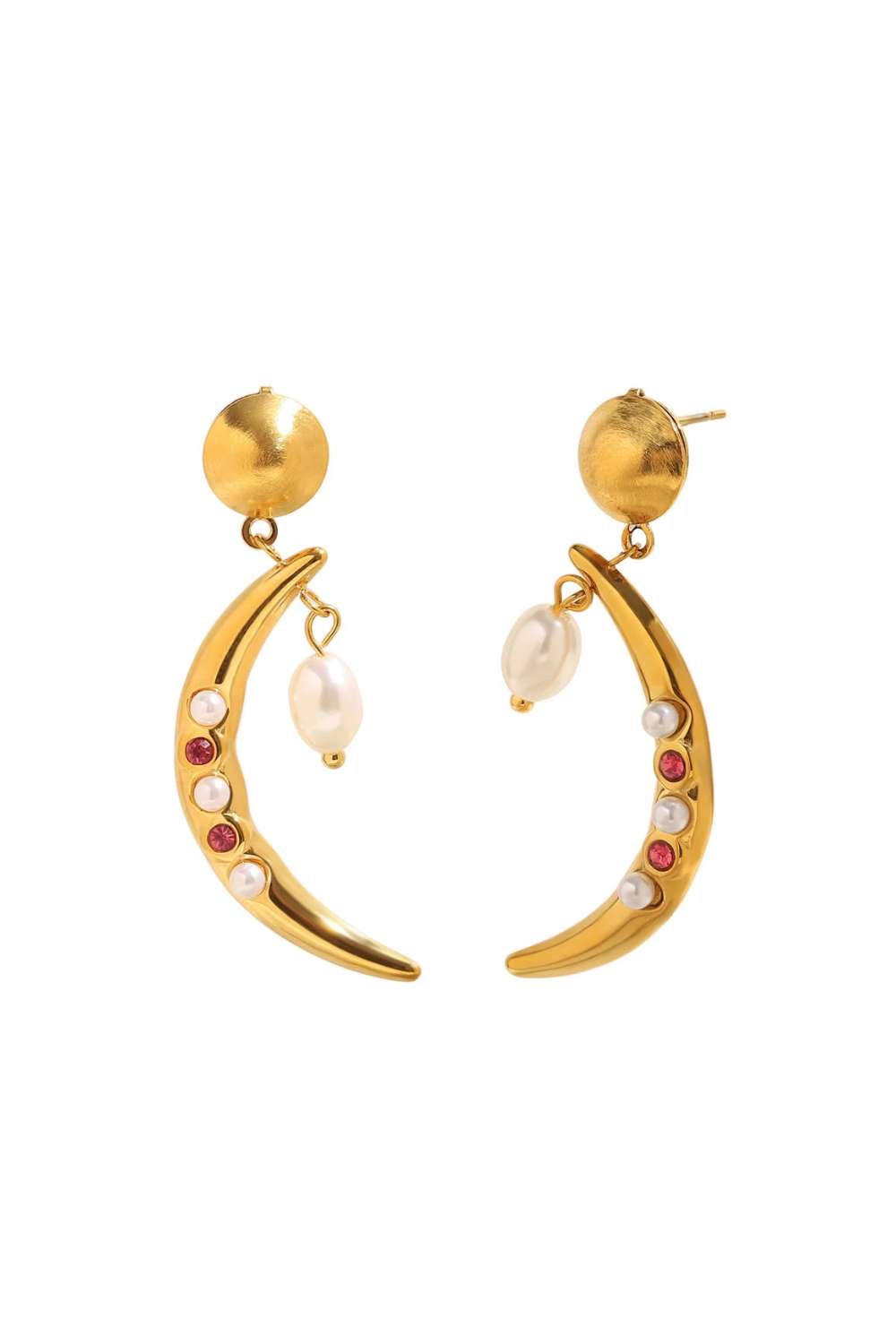 Moonlight oorbellen | Goud
