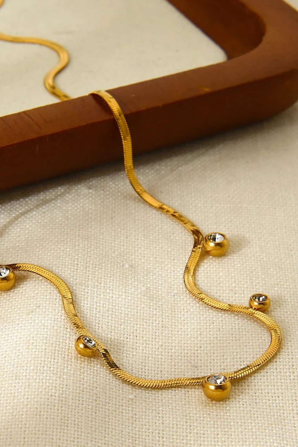 Fine shine ketting | Goud
