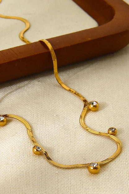 Fine shine ketting | Goud