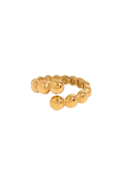 Open balls ring | Goud