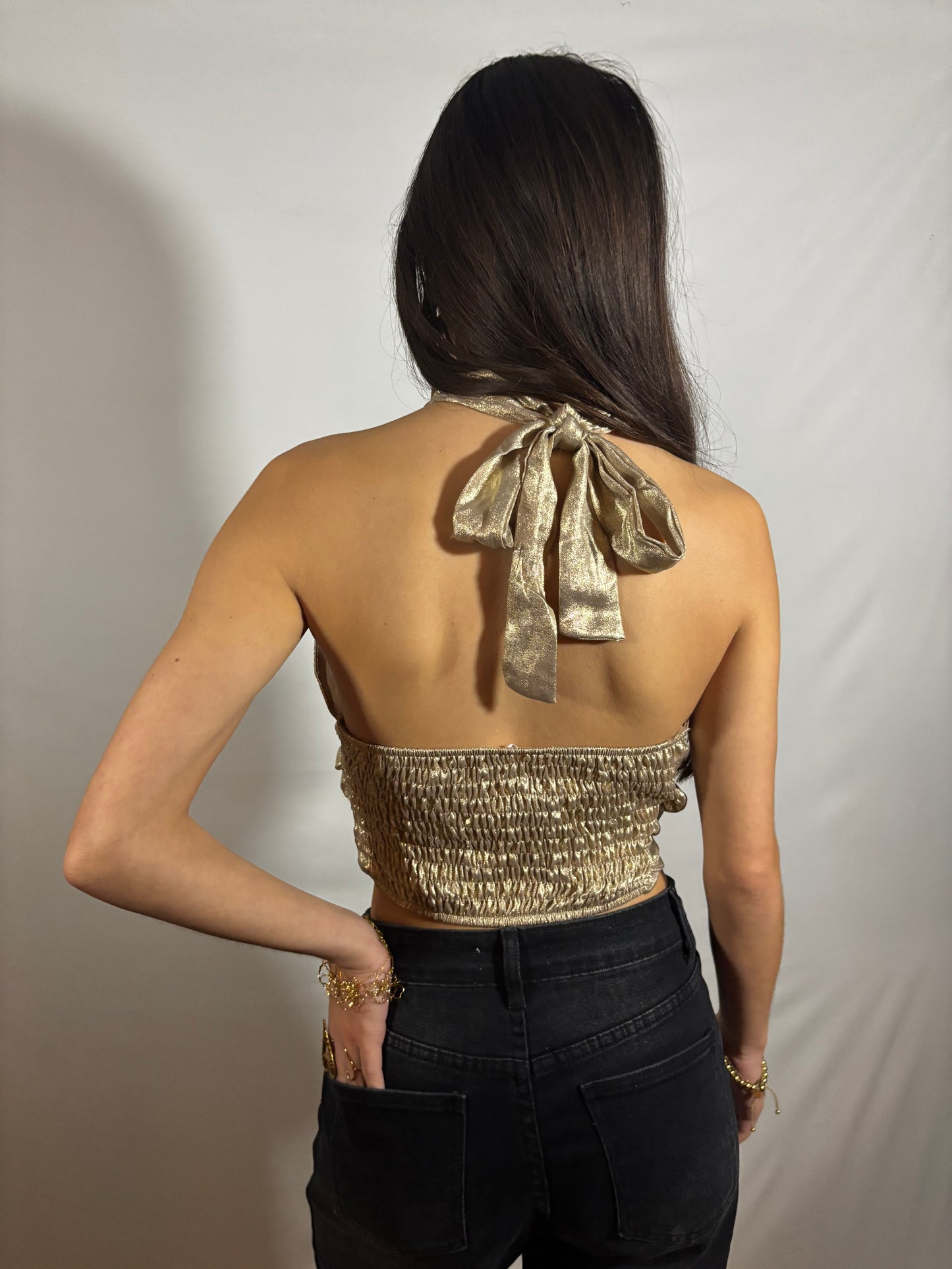 Madison open rug top | Goud