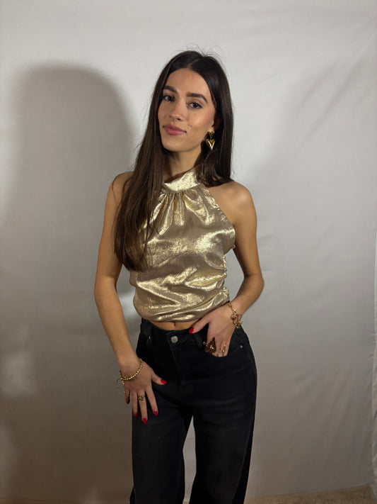 Madison open rug top | Goud