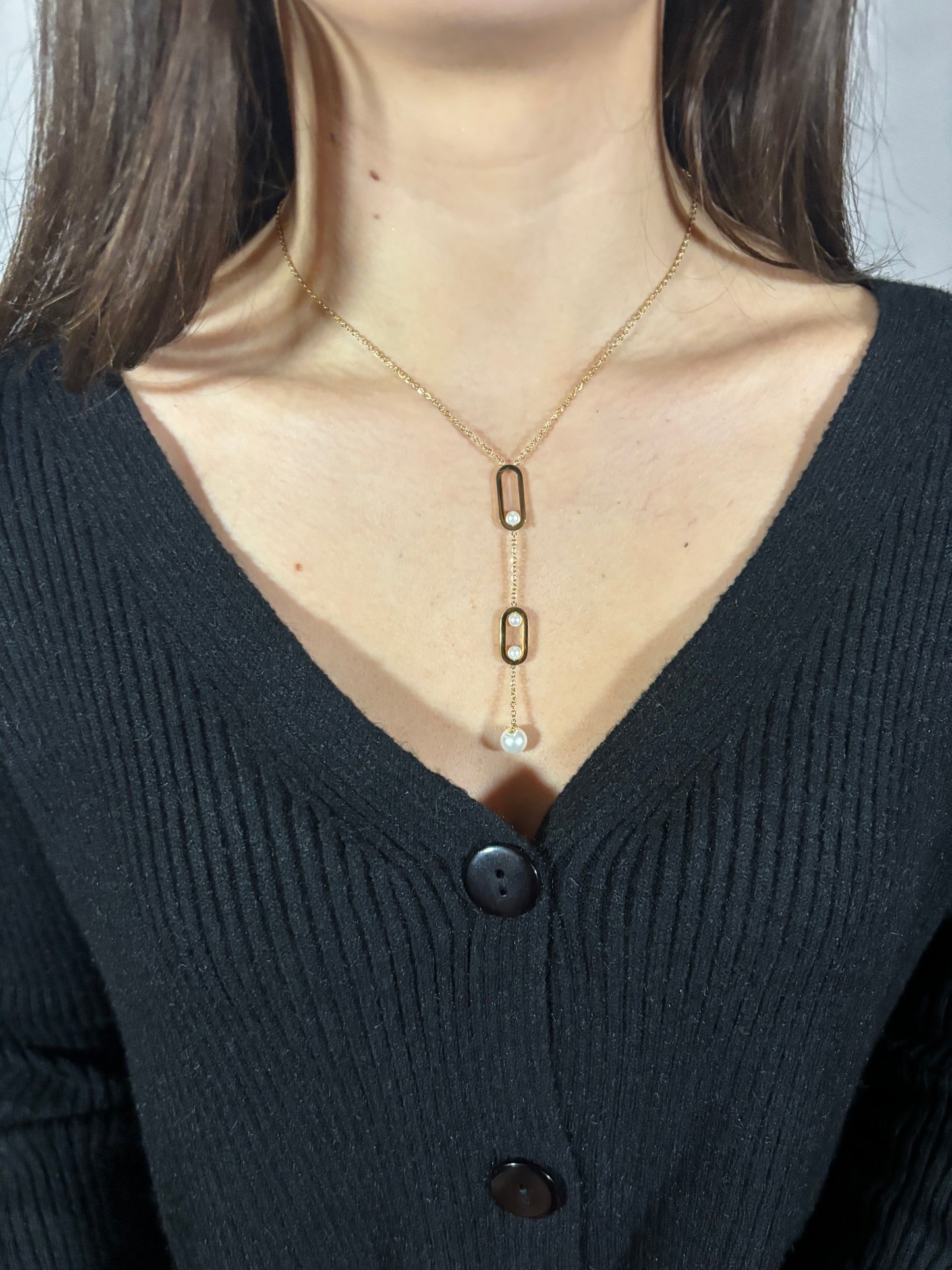 Ketting met parel | Goud