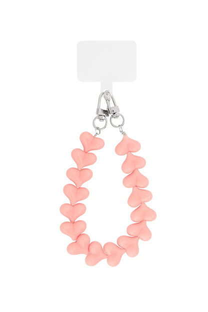 Big hearts telefoonkoord | Roze