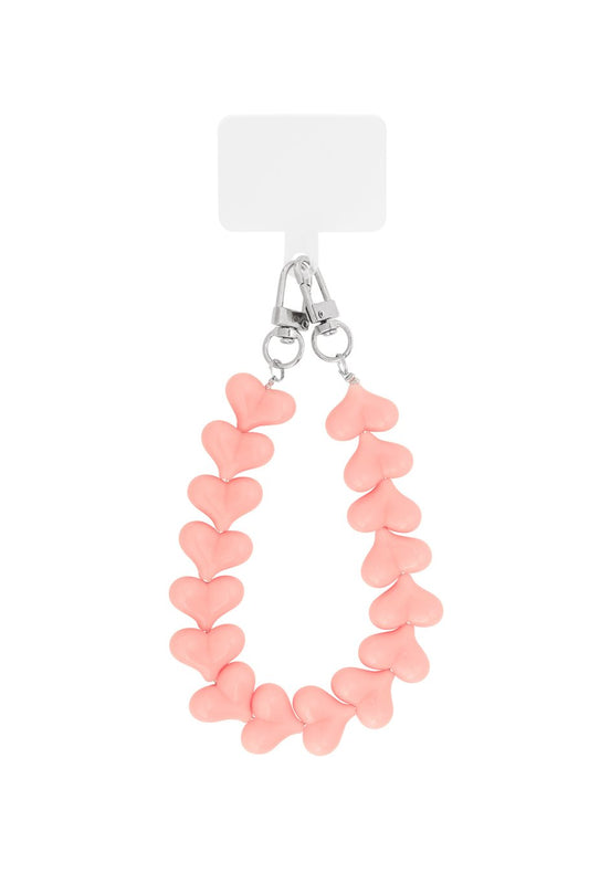 Big hearts telefoonkoord | Roze